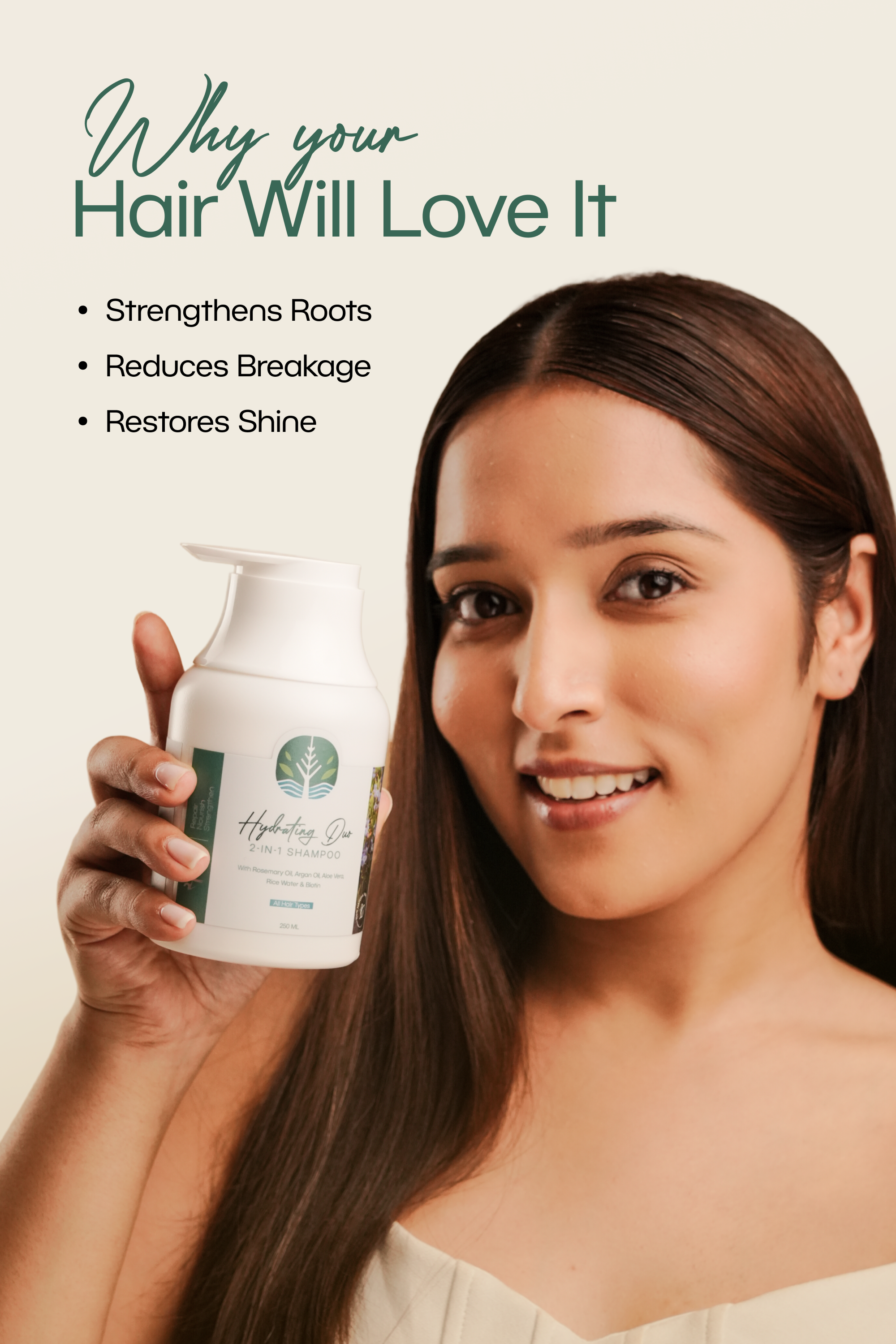 Hydrating Duo 2-in-1 Shampoo & Conditioner (250ml)