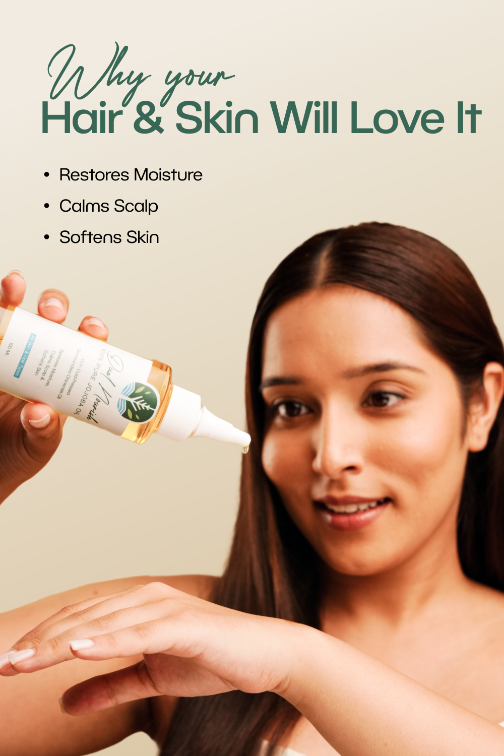 Dual Nourish 100% Pure Jojoba Oil (100 ml)