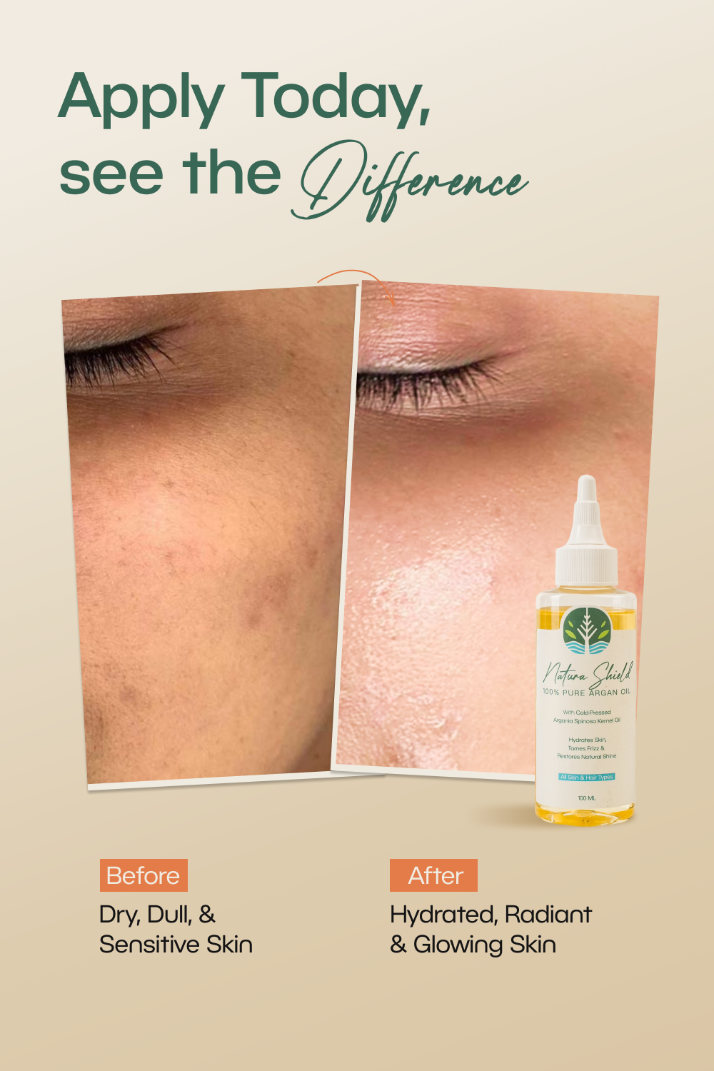 Nature Shield 100% Pure Argan Oil (100 ml)