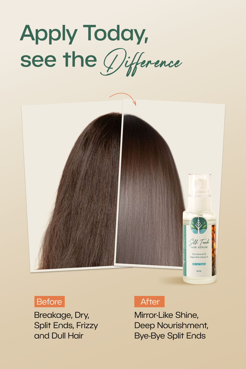 Silk Touch Hair Serum (50ml)