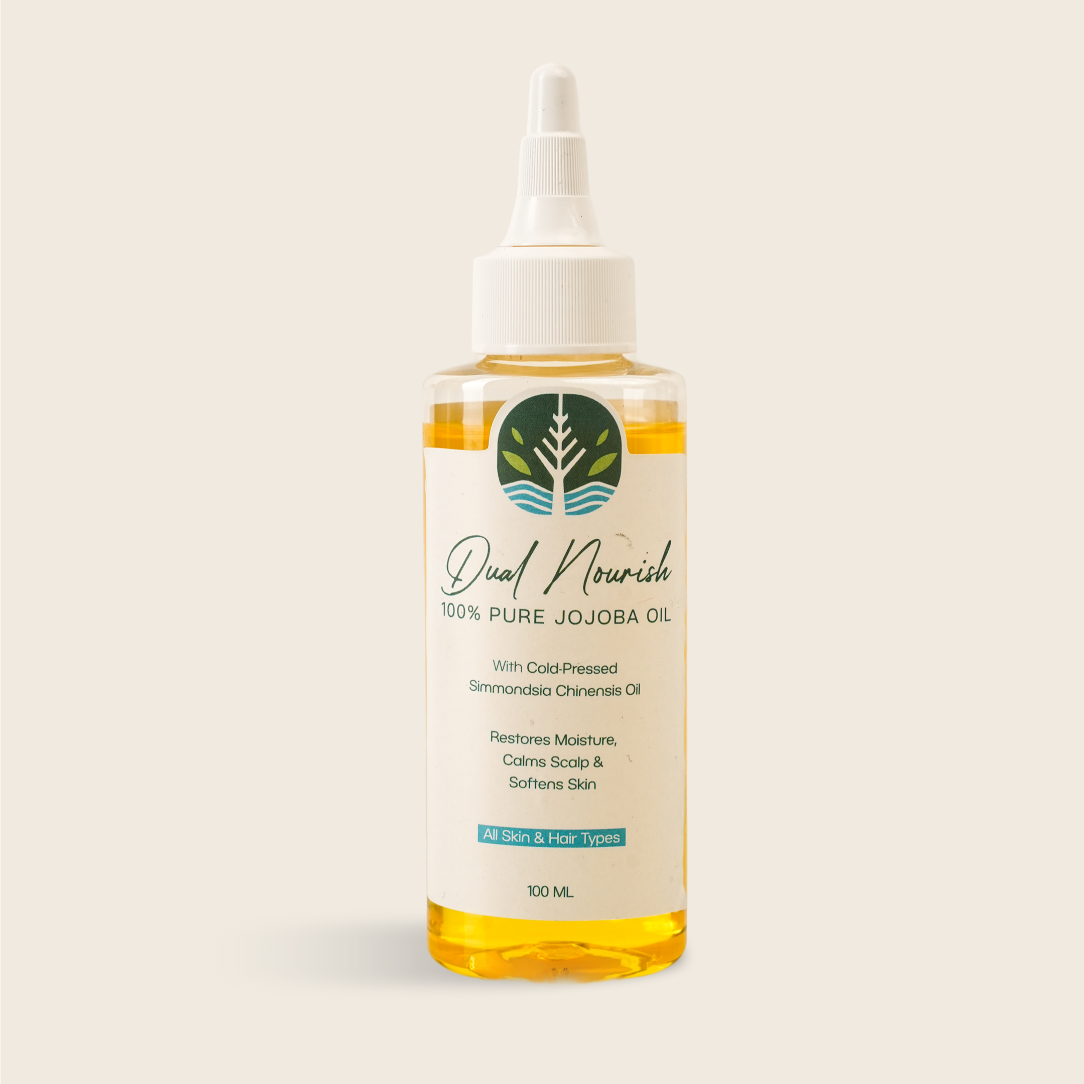 Dual Nourish 100% Pure Jojoba Oil (100 ml)