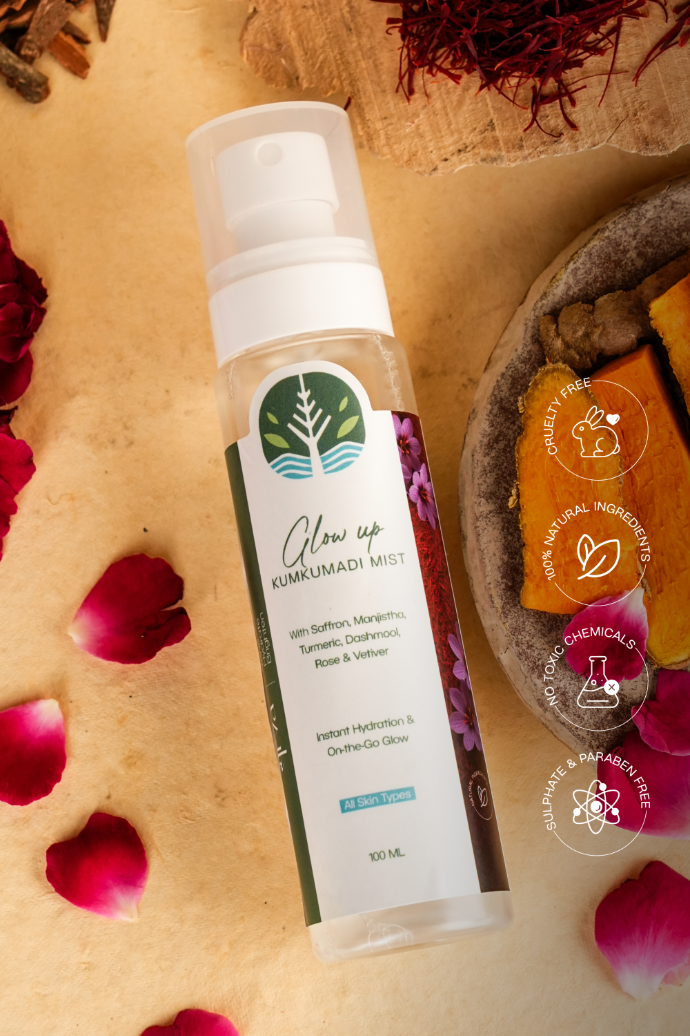 Glow Up Kumkumadi Mist (100 ml)