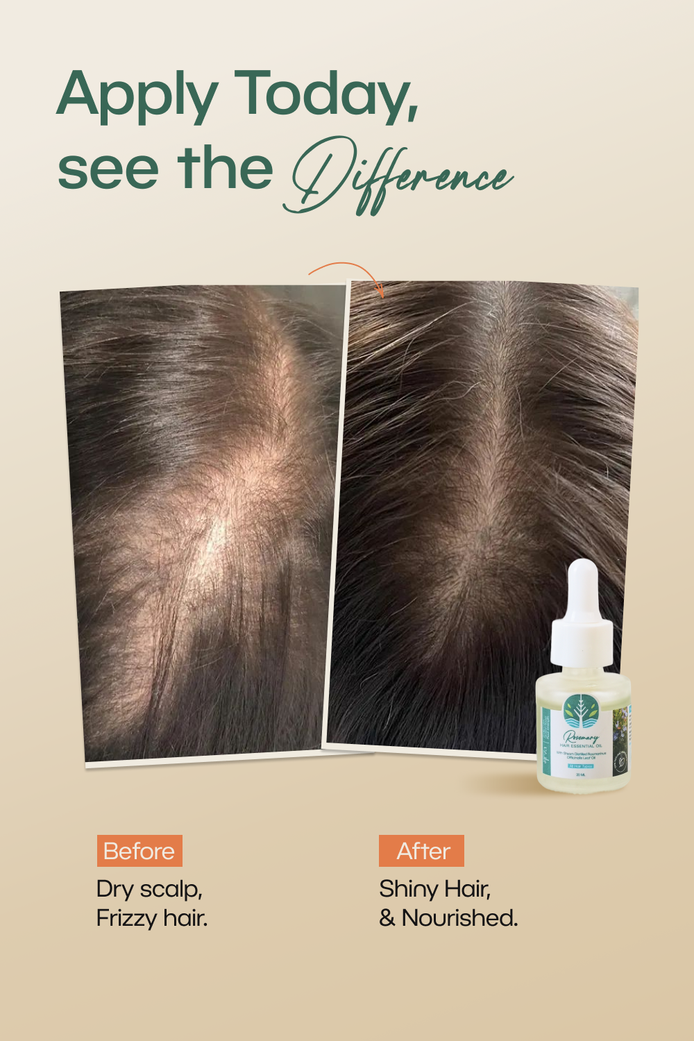 Rosemary Hair Essential Oil  (20ml)
